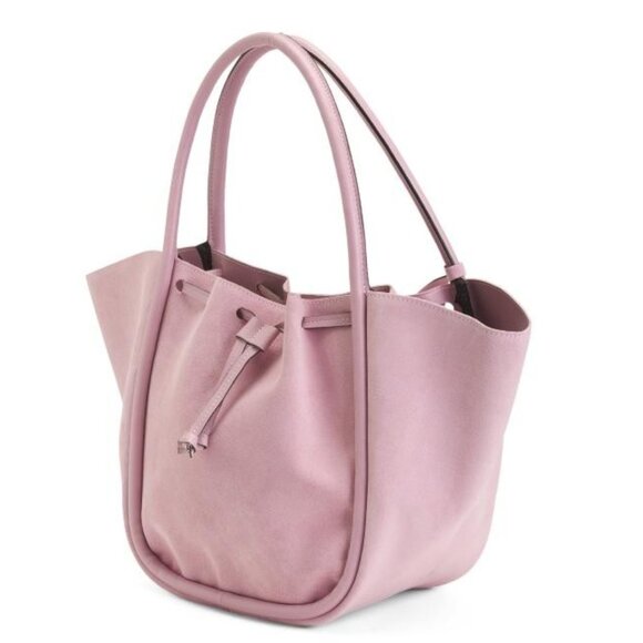 CHEVAL Made In Italy Suede Tote With Tube Handles - Picture 3 of 4